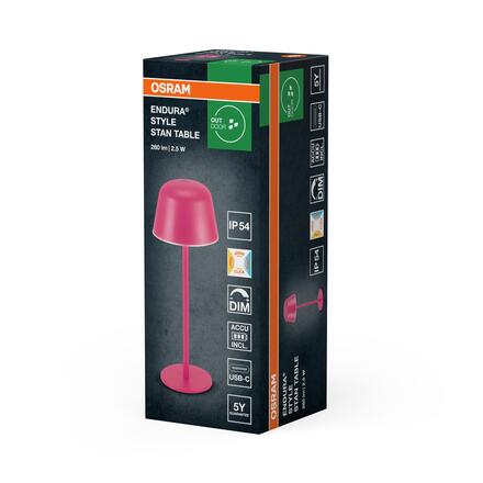 LEDVANCE stolní LED lampa Endura Style Table CCT USB 2,5 W 5 V stmívatelná
