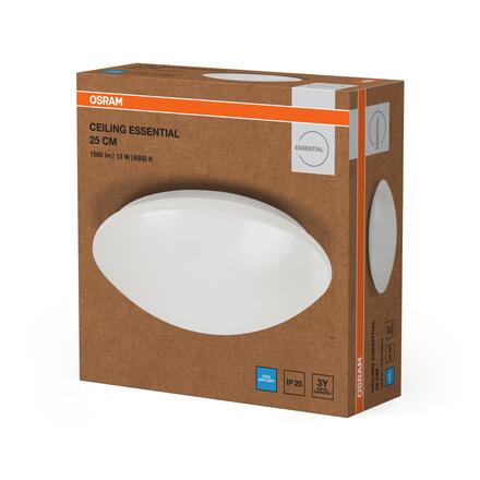 LEDVANCE stropní svítidlo Ceiling Essential 250 mm 13 W 6500 K