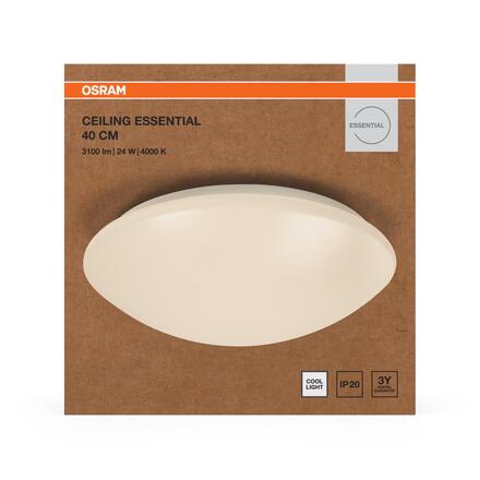 LEDVANCE stropní svítidlo Essential 400 mm 24 W 4000 K 220-240 V