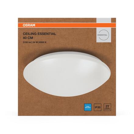 LEDVANCE stropní svítidlo Ceiling Essential 400 mm 24 W 220-240 V 6500 K