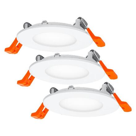 LEDVANCE vestavné LED svítidlo Downlight Slim Set 3× 4,5 W 3000 K 720 lm průměr 85 mm
