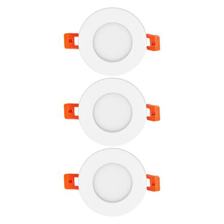 LEDVANCE vestavné LED svítidlo Downlight Slim Set 3× 4,5 W 3000 K 720 lm průměr 85 mm
