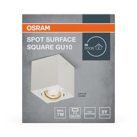 LEDVANCE stropní bodové svítidlo Spot Surface Square GU10 220-240 V