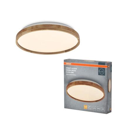 LEDVANCE stropní svítidlo Orbis Alison 24 W 220-240 V 3000 K stmívatelné dřevo