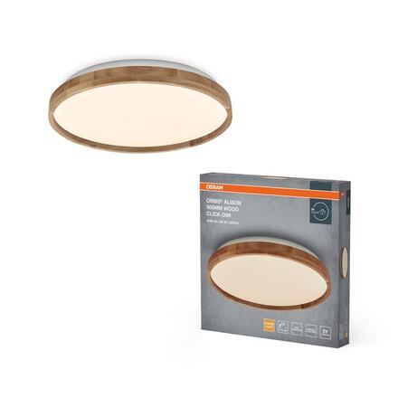 LEDVANCE stropní svítidlo Orbis Alison 36 W 220-240 V 3000 K stmívatelné dřevo 500 mm