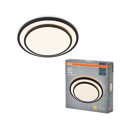 LEDVANCE stropní svítidlo Orbis Berlin 16 W 220-240 V 3000 K 293 mm černé