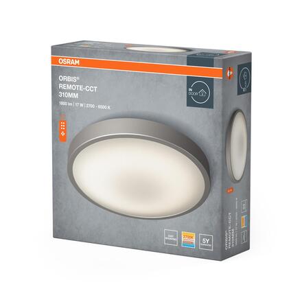 LEDVANCE stropní svítidlo Orbis Remote-CCT 310 mm 17 W 220-240 V nastavitelné CCT