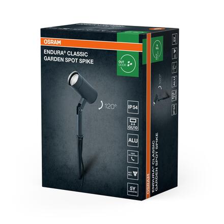 LEDVANCE zahradní svítidlo ENDURA Classic Garden Spot Spike GU10 220-240 V nastavitelné