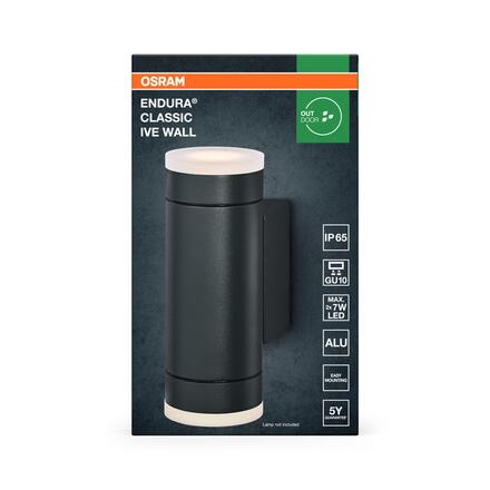 LEDVANCE venkovní nástěnné svítidlo Endura Classic GU10 IP65