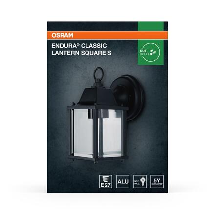 LEDVANCE venkovní nástěnné svítidlo ENDURA Classic Lantern Square S E27 220-240 V
