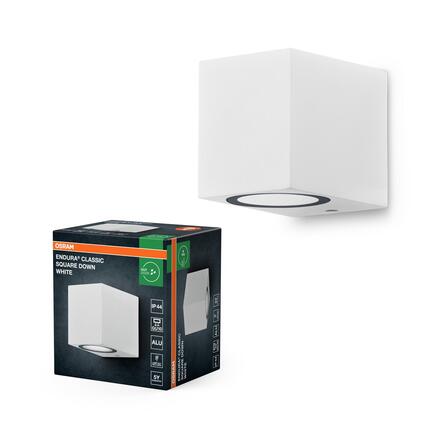 LEDVANCE venkovní nástěnné svítidlo Endura Classic Square Down GU10 220-240 V IP44
