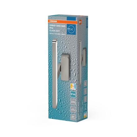 LEDVANCE koupelnové svítidlo ORBIS Disc Bar 400 mm 7 W 220-240 V CCT IP44 chrom