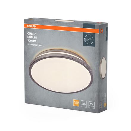 LEDVANCE stropní svítidlo Orbis Dublin 16 W 3000 K 220-240 V průměr 30 cm