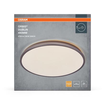 LEDVANCE stropní svítidlo Orbis Dublin 36 W 220-240 V 3000 K 487 mm