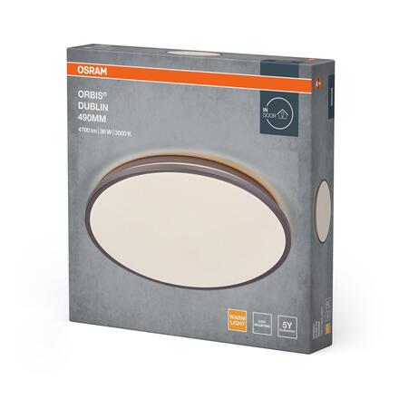LEDVANCE stropní svítidlo Orbis Dublin 36 W 220-240 V 3000 K 487 mm