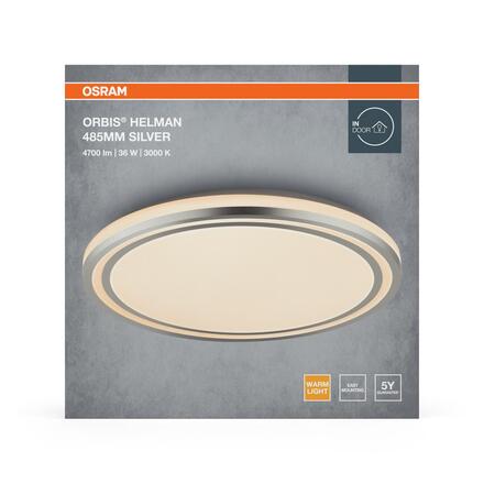 LEDVANCE stropní svítidlo Orbis Helman 485 mm 36 W 3000 K