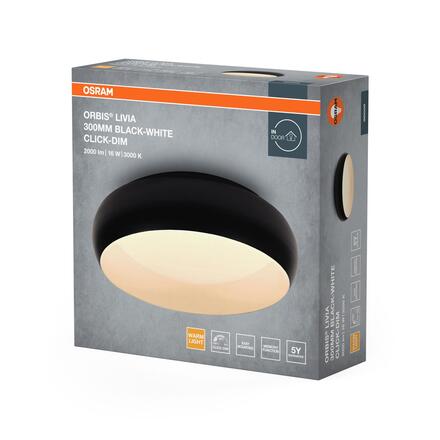 LEDVANCE stropní svítidlo Orbis Livia 300 mm 16 W 220-240 V 3000 K stmívatelné