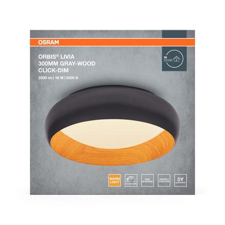 LEDVANCE stropní svítidlo Orbis Livia 300 mm 16 W 3000 K stmívatelné