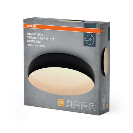 LEDVANCE stropní svítidlo Orbis Livia 520 mm 36 W 220-240 V 3000 K stmívatelné