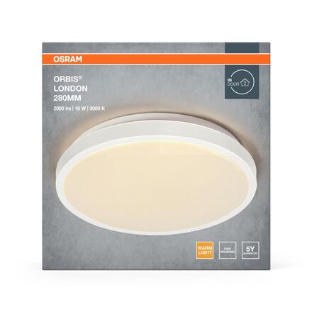 LEDVANCE stropní svítidlo Orbis London 16 W 220-240 V 3000 K 280 mm