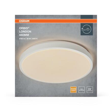 LEDVANCE stropní svítidlo Orbis London 36 W 220-240 V 3000 K 480 mm