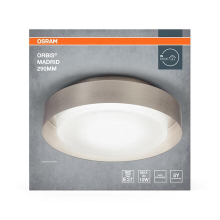 LEDVANCE stropní svítidlo Orbis Madrid 2xE27 220-240 V 290 mm