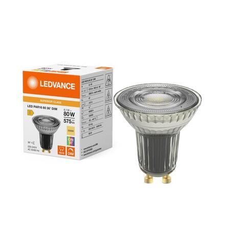 LEDVANCE LED PAR16 80 36° DIM S 6.1W 930 GU10 4099854456756