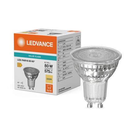 LEDVANCE LED PAR16 80 60° P 6.1W 830 GU10 4099854457289