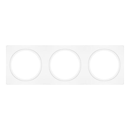 LEDVANCE SPOT FRAME 100X300 3X D68 WT 4099854460203