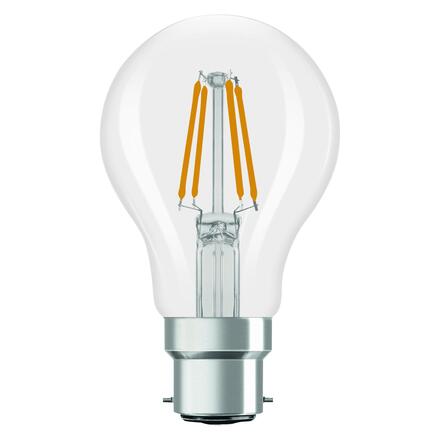 LEDVANCE LED Classic A 40 Filament P 3.4W 827 čirá B22d 4099854465918