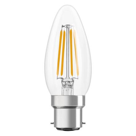 LEDVANCE LED Classic B 40 Filament P 3.4W 827 Clear B22d 4099854466489