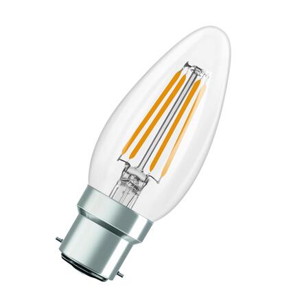 LEDVANCE LED Classic B 40 Filament P 3.4W 827 Clear B22d 4099854466489