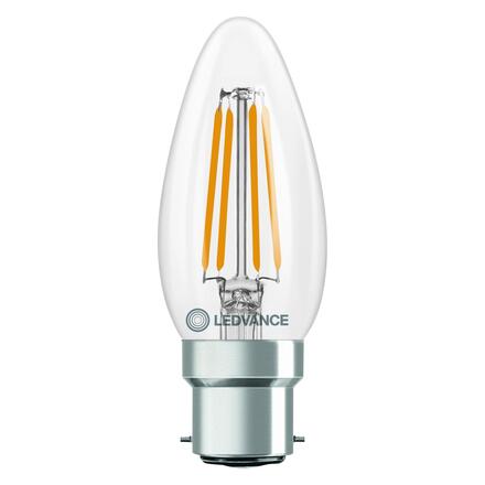 LEDVANCE LED Classic B 40 Filament P 3.4W 827 Clear B22d 4099854466489