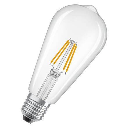 LEDVANCE LED Classic Edison 40 Filament P 3.4W 827 čirá E27 4099854467417
