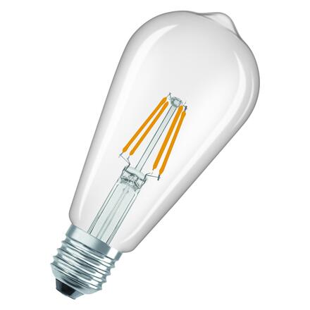 LEDVANCE LED Classic Edison 40 Filament P 3.4W 827 čirá E27 4099854467417