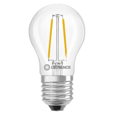 LEDVANCE LED Classic P 15 Filament P 1W 827 čirá E27 4099854467837