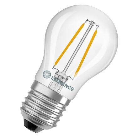 LEDVANCE LED Classic P 15 Filament P 1W 827 čirá E27 4099854467837