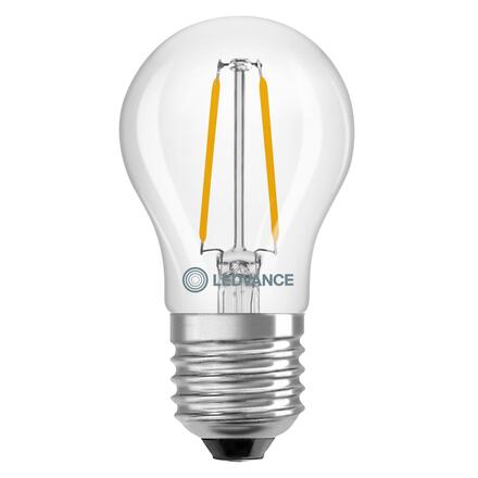 LEDVANCE LED Classic P 15 Filament P 1W 827 čirá E27 4099854467837