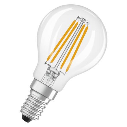 LEDVANCE LED Classic P 60 Filament třída A S 3.8W 827 čirá E14 4099854477607