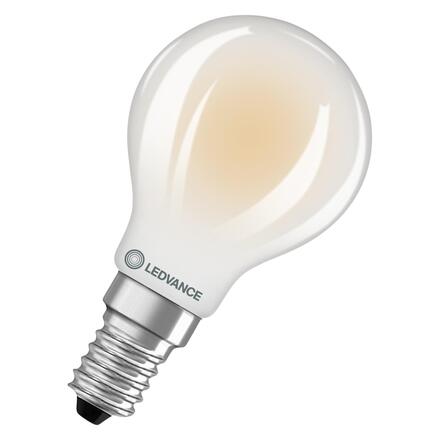 LEDVANCE LED Classic P 60 Filament třída A S 3.8W 827 matná E14 4099854477744