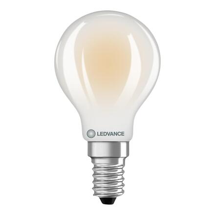 LEDVANCE LED Classic P 60 Filament třída A S 3.8W 827 matná E14 4099854477744