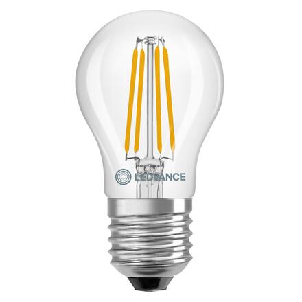 LEDVANCE LED Classic P 40 Filament V 4W 827 čirá E27 4099854482441