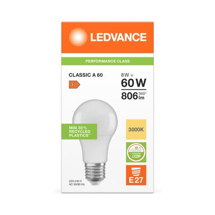 LEDVANCE LED Classic A 60 P 8W 830 matná E27 4099854485534