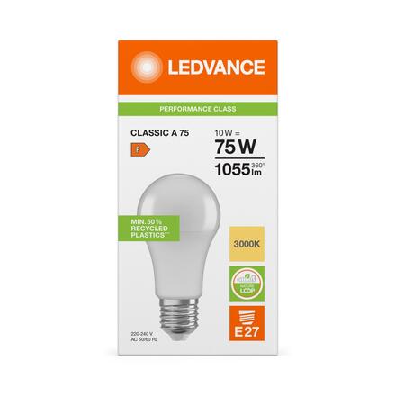 LEDVANCE LED Classic A 75 P 10W 830 matná E27 4099854485558