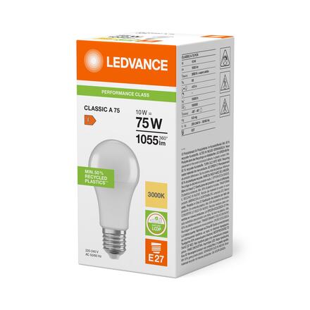 LEDVANCE LED Classic A 75 P 10W 830 matná E27 4099854485558