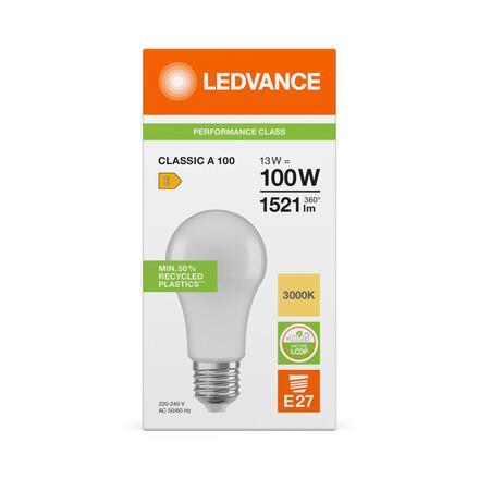 LEDVANCE LED Classic A 100 P 13W 830 matná E27 4099854485572
