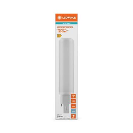 LEDVANCE DULUX LED D/E26 HF & AC MAINS VALUE  10W 865 G24Q-3 4099854501630