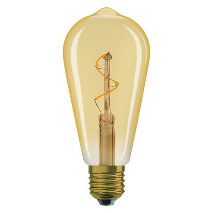 LEDVANCE Vintage 1906 Edison Spiral Filament 1.8W 822 Gold E27 4099854551840