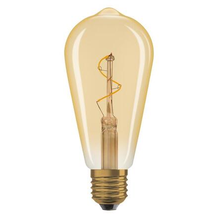 LEDVANCE Vintage 1906 Edison Spiral Filament 1.8W 822 Gold E27 4099854551840
