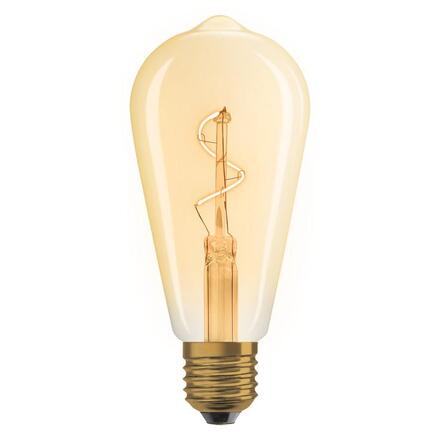 LEDVANCE Vintage 1906 Edison Spiral Filament 1.8W 822 Gold E27 4099854551840
